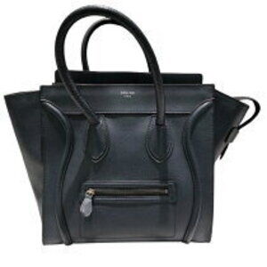 Celine Luggage Shopper Navy Blue